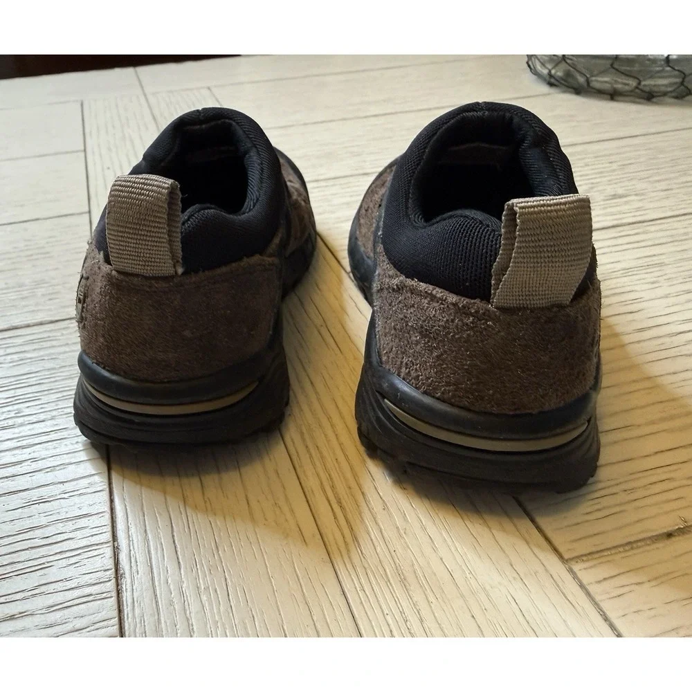 Timberland Toddler Boys Slip On Brown‎ Leather Outdoor Nature Shoes Sz 7 US